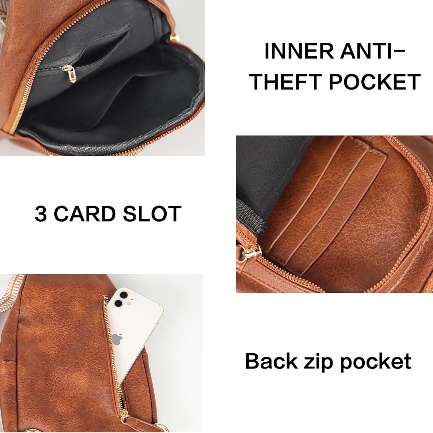 Relang Sling Bag - Stylish Leather Crossbody Fanny Pack for Women | Perfect for Travel & Daily Use