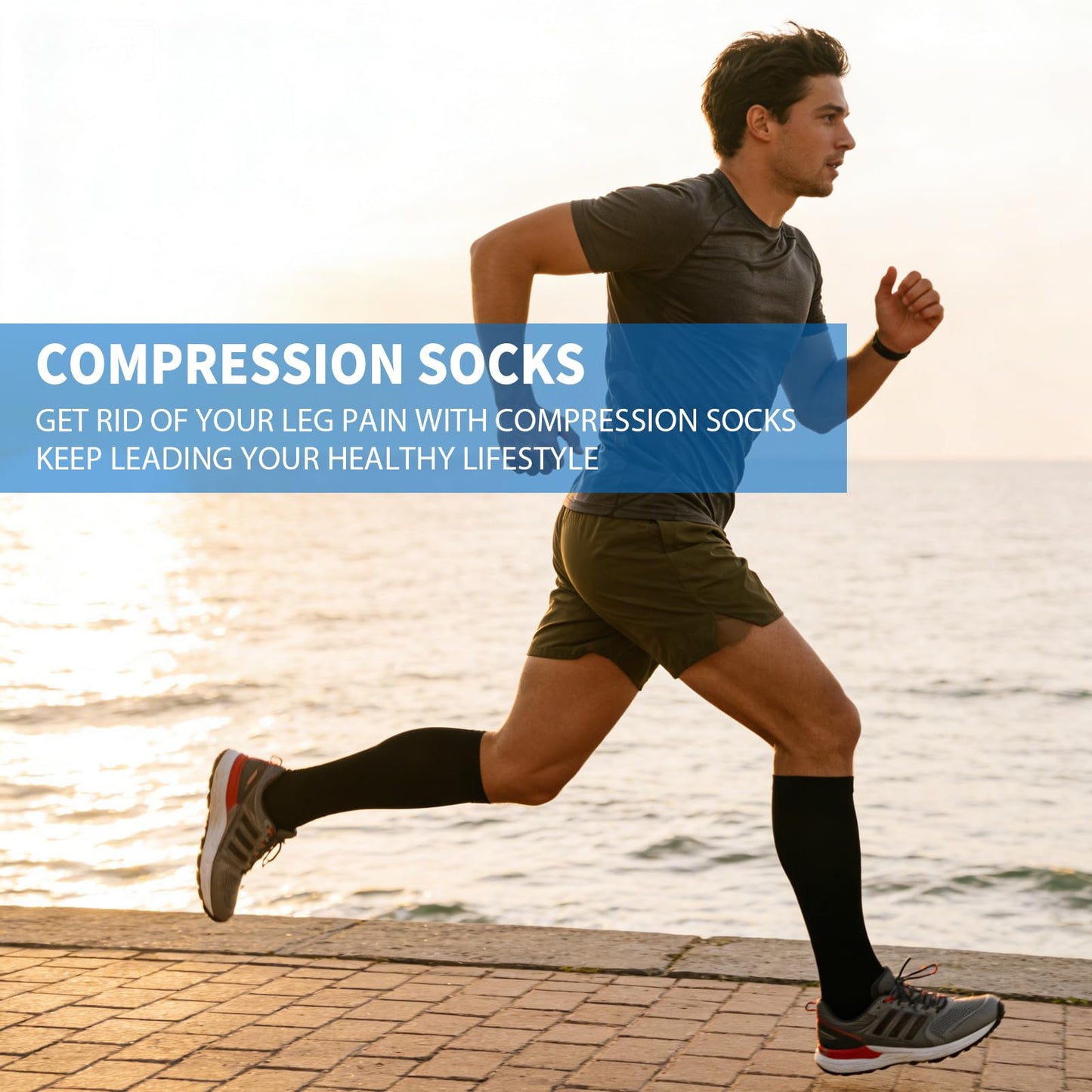 Sooverki Graduated Copper Compression Socks for Men & Women Circulation 8 Pairs 15-20mmHg - Best for Running Athletic Cycling