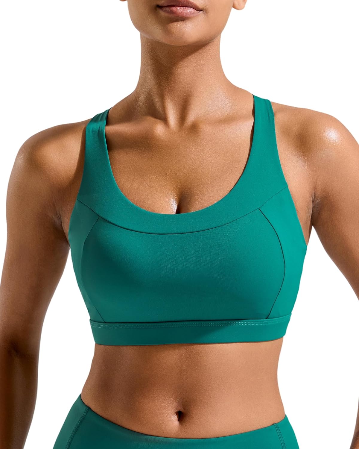 RUNNING GIRL Sports Bra - High Support Racerback Design with Molded Cups & Sewn-In Pads