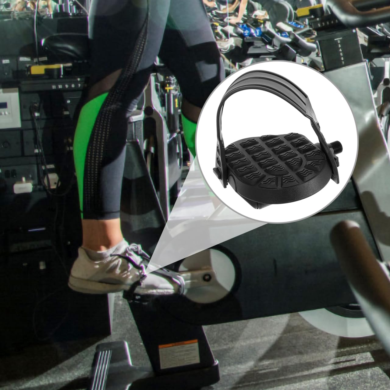 Toddmomy Replacement Bike Pedal Plates Exercise Bike Pedals for Exercise Cycle Home or Gym