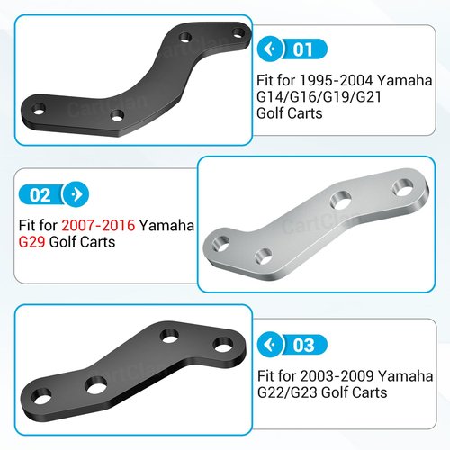 CartClan Knuckle Arm Fits Driver and Passenger Side, Suitable for Yamaha G29 Drive 2007-2016 Gas and Electric Golf Cart OEM# JW1-F3512-00-00