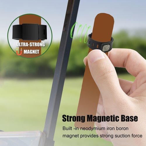 GXYGSYXZ Golf Cart Accessories Portable Magnetic Holder with Magnetic and Adjustable Design - - Perfect for Golfing, BBQ, Fishing, Traveling and Outdoor Adventures (2)