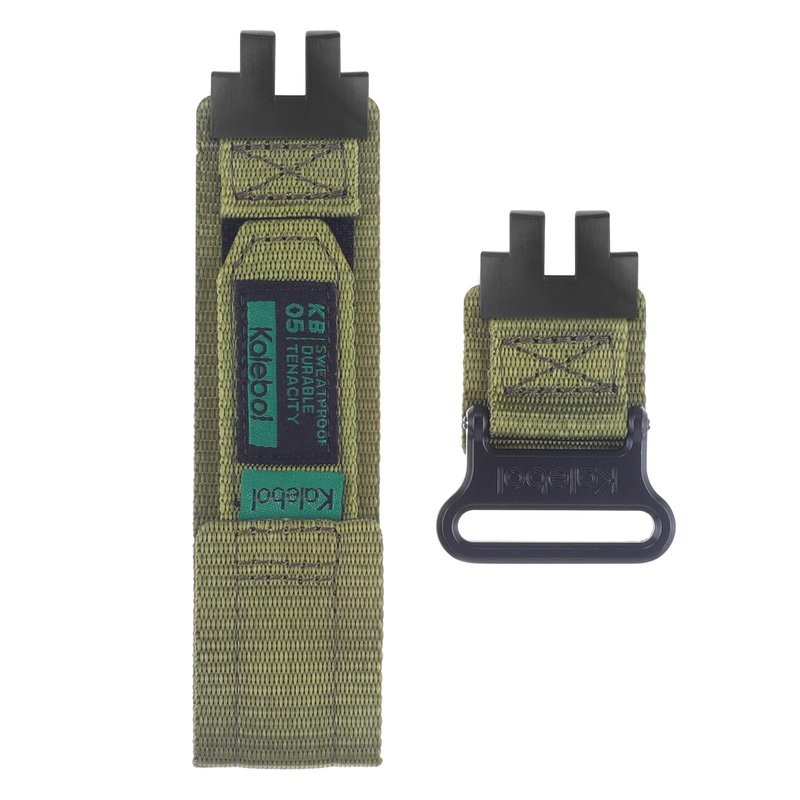 Nylon watch band Strap Adapter Compatible with for Casio PRW-6000 PRW-6100 PRW-3000 PRW-3100 PRW-S3100 PRW-S6100 PRW-6100y PRG-300 PRG-330 (green, Medium)