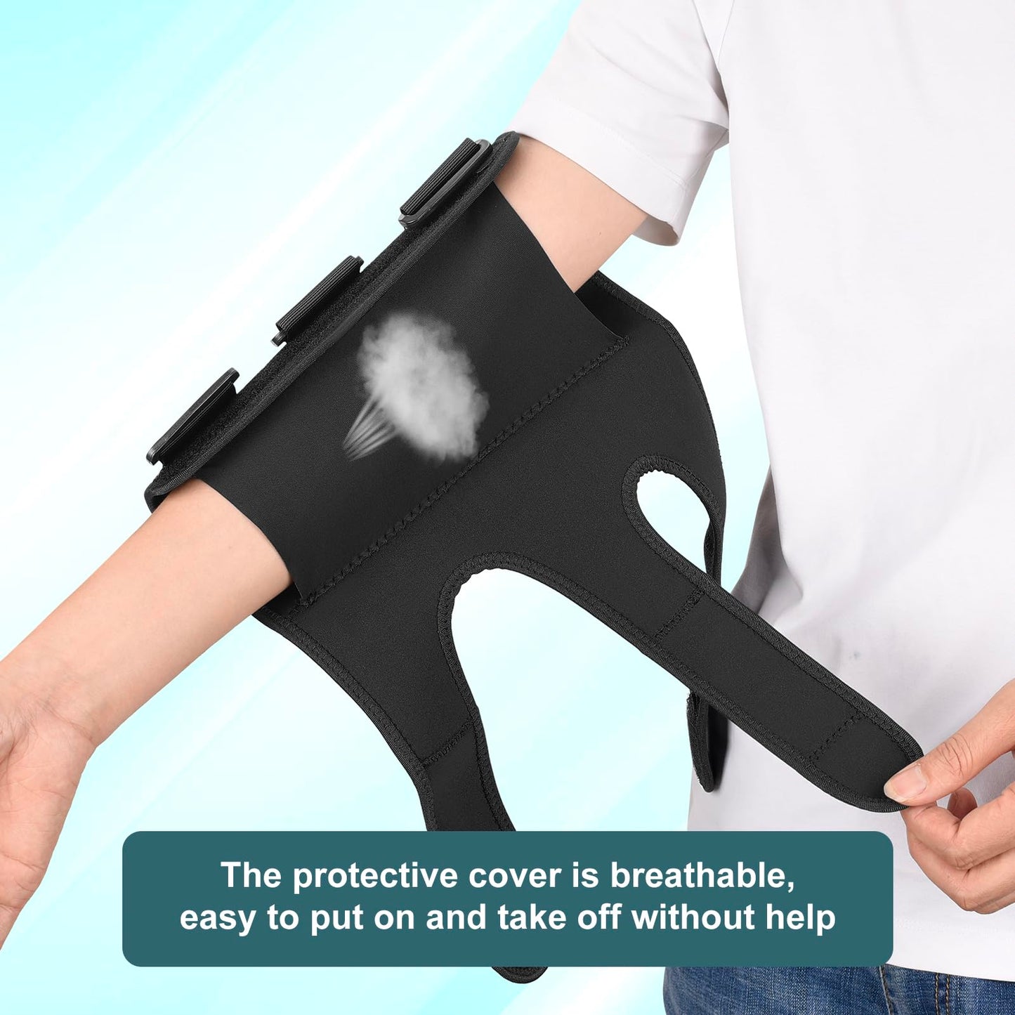 Clheatky Elbow Brace, Cubital Tunnel Elbow Brace, Elbow Splint for Sleeping Tendonitis, Ulnar Nerve Entrapment Brace Fit Women & Men, Right & Left Arm (L)