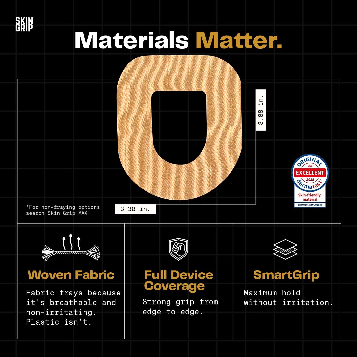 Skin Grip Insulet Omnipod 5 Adhesive Patches Waterproof & Sweatproof (Also Fits Omni pod Dash), Pre-Cut Medical Tape, Ultimate Insulin Pump Protection, Diabetic Sensor Covers, 20-Pack, Black