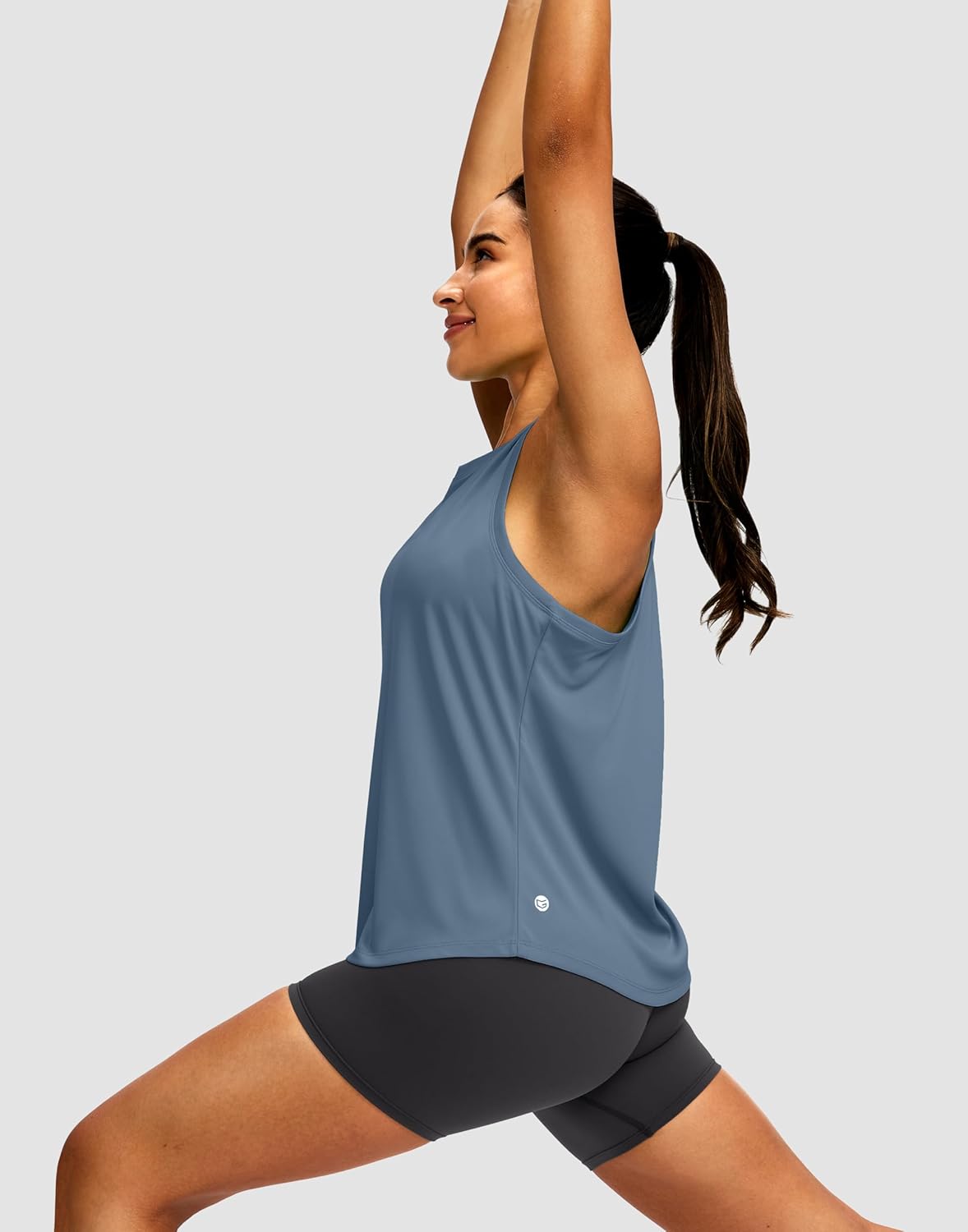 Skiennix Women's Athletic Tank Top - Sleeveless Racerback Design for Yoga & Gym | Loose Fit