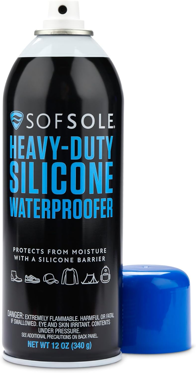 Sof Sole Silicone Waterproofer Spray - Protect Boots, Tents & Outdoor Gear | 12-Ounce Size