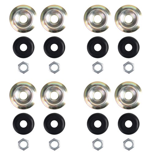 10L0L Golf Cart Shock Absorber Bushing Kit for Club Car DS Precedent 1982-Up and EZGO TXT Marathon 1989-Up, Replace OEM 1011415,1010142