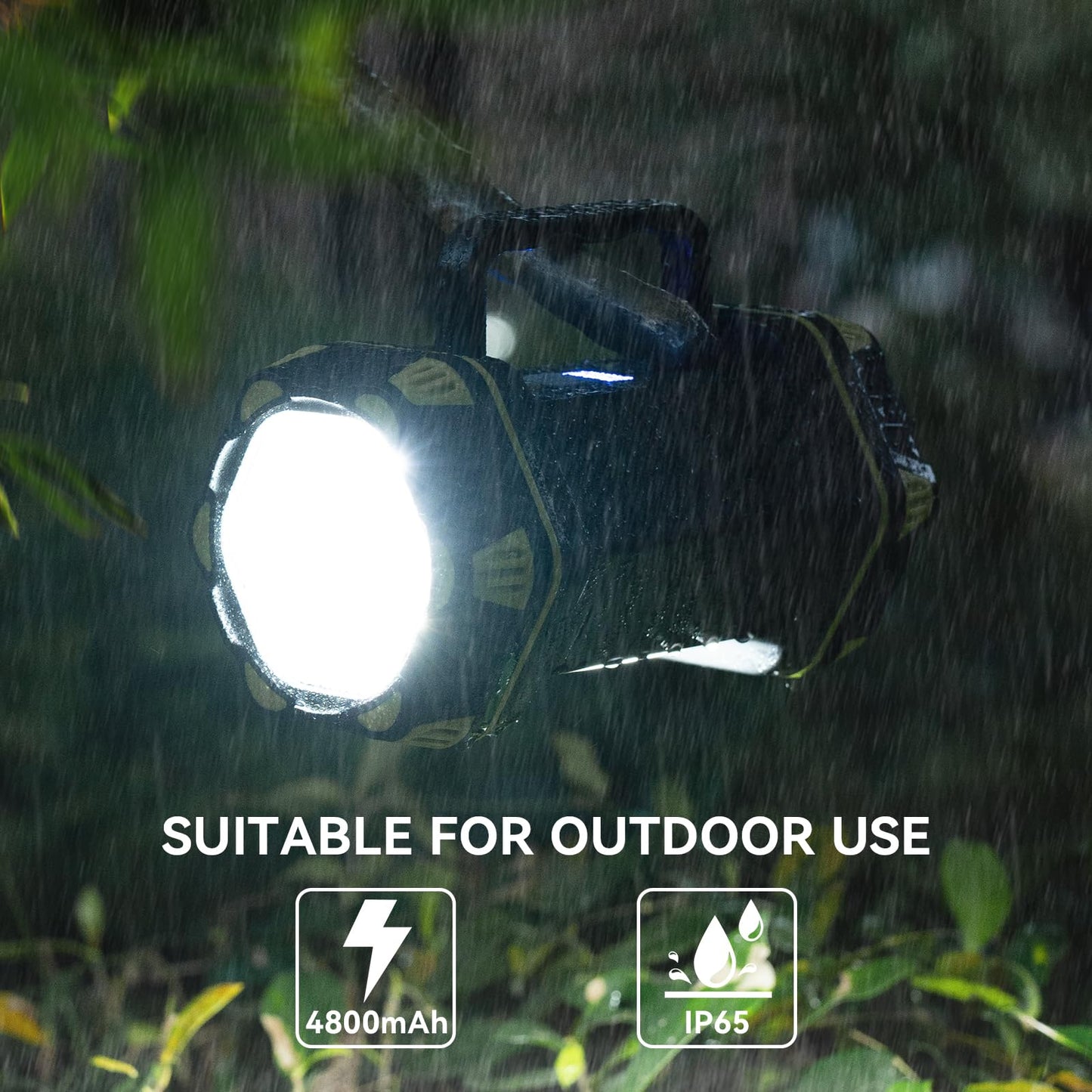 AlpsWolf 2 Pack Camping Lantern Rechargeable, LED Camping Flashlight, 4800 Capacity, 8 Modes Portable Camping Light for Emergency, Hurricane,Hiking, Power Outages, Camping Essentials