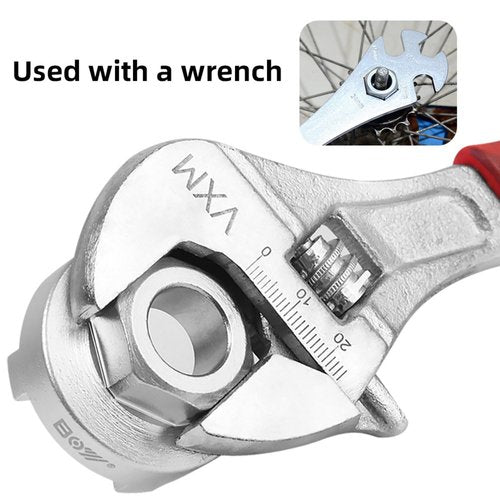 Chrisphil Bicycle Flywheel Removal Tool, Single-Speed BMX 4 Notch Hub Installation Wrench Bike Maintenance Tool
