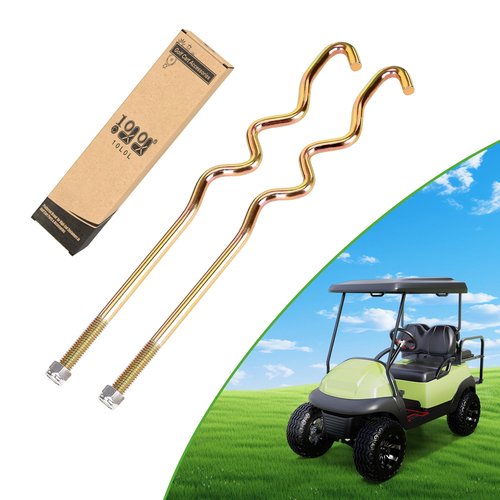 10L0L Golf Cart Battery Hold Down Rods for Club Car Precedent Electric Years 2008.5 - Up Electric with Clutch Puller OEM 1033577-01 103374801 (2-Pack)