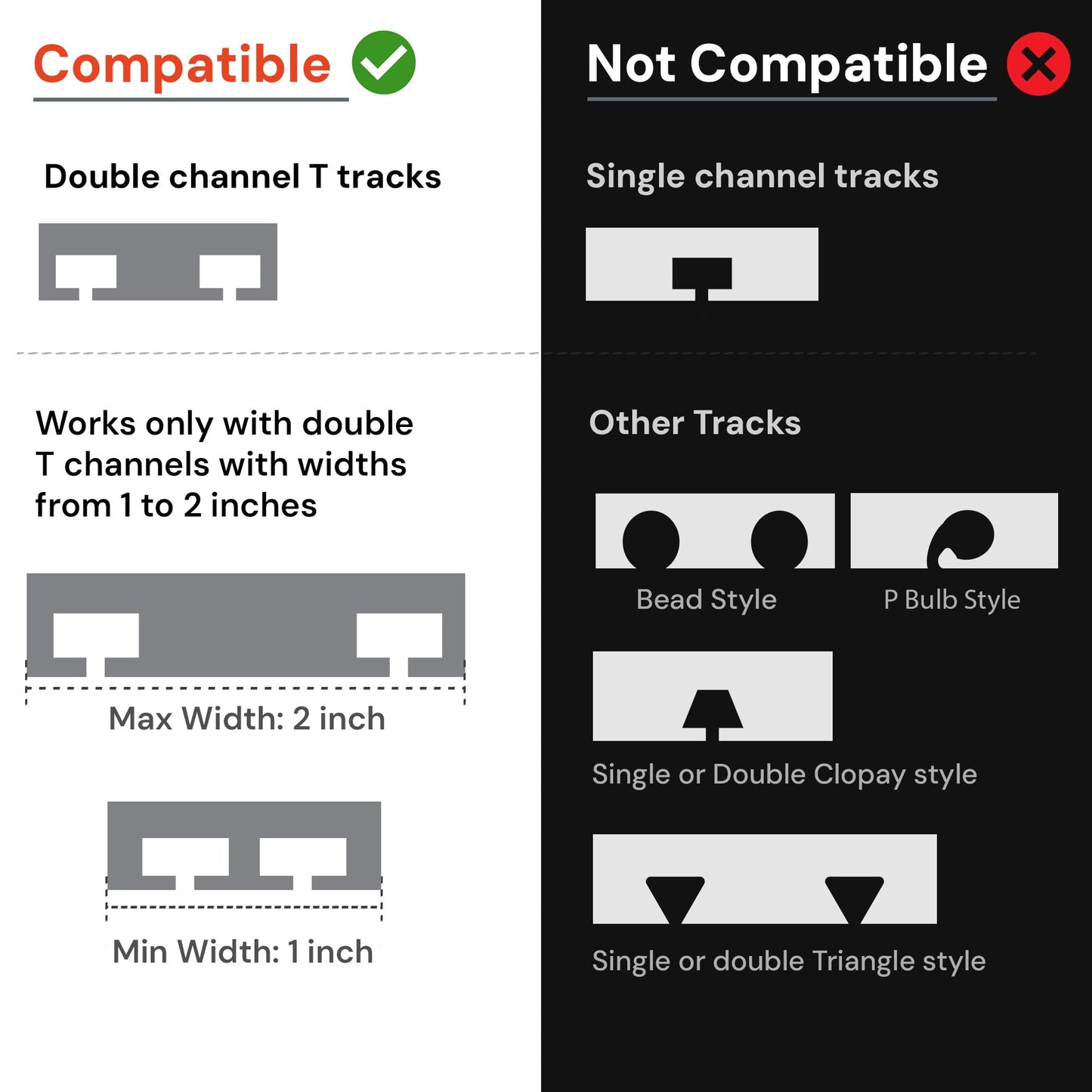 EverTrust 10ft/3M Garage Door Bottom Seal – Weatherproof Stripping Rubber Seal with T-Ends 5/16 inch. Protect Your Garage from Weather and Dust with EPDM Rubber Garage Door Draft Stopper (10 Ft)