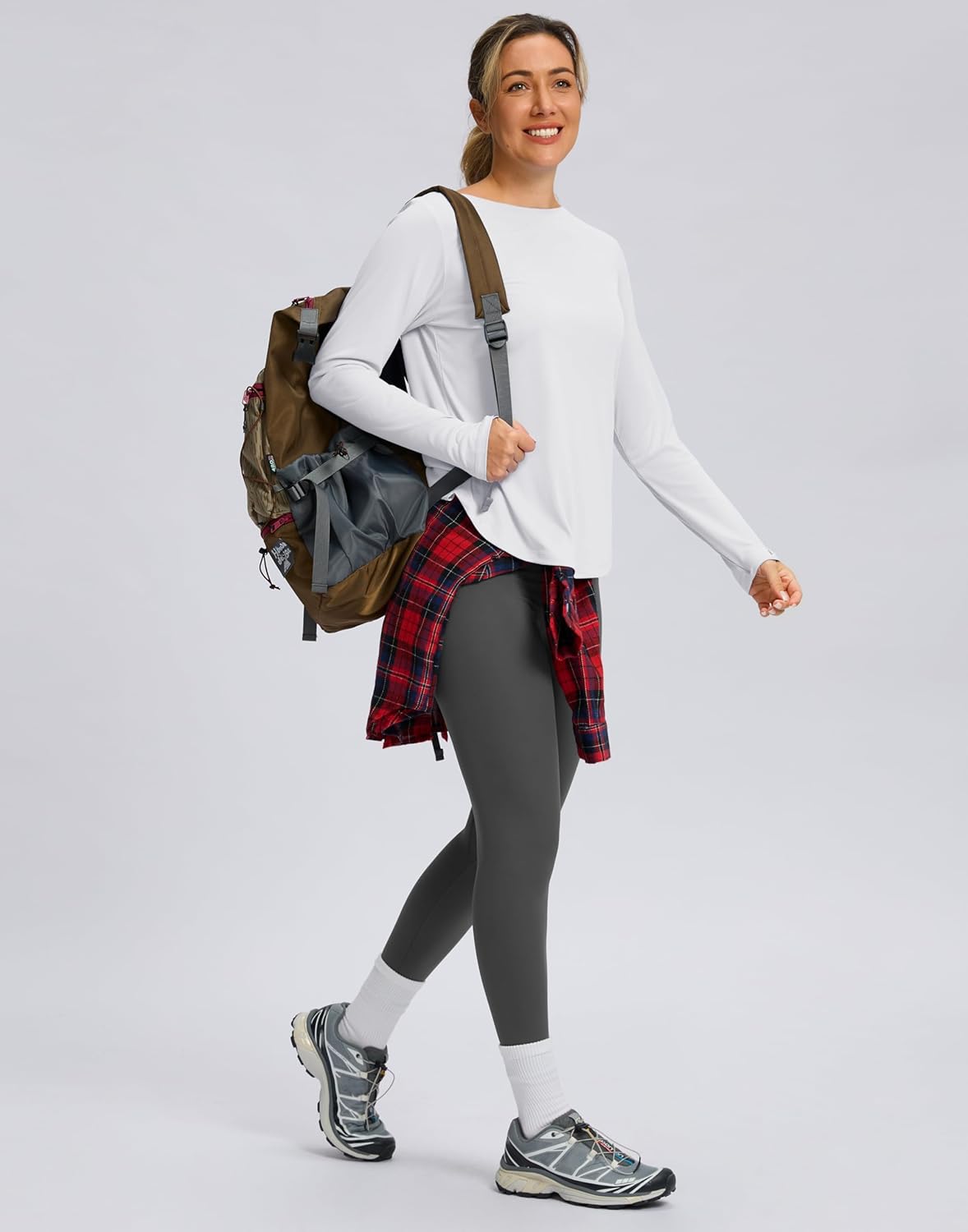 Soothfeel Women's Sun Shirts - UPF 50+ UV Protection, Lightweight Quick-Dry Long Sleeve Tops for Hiking