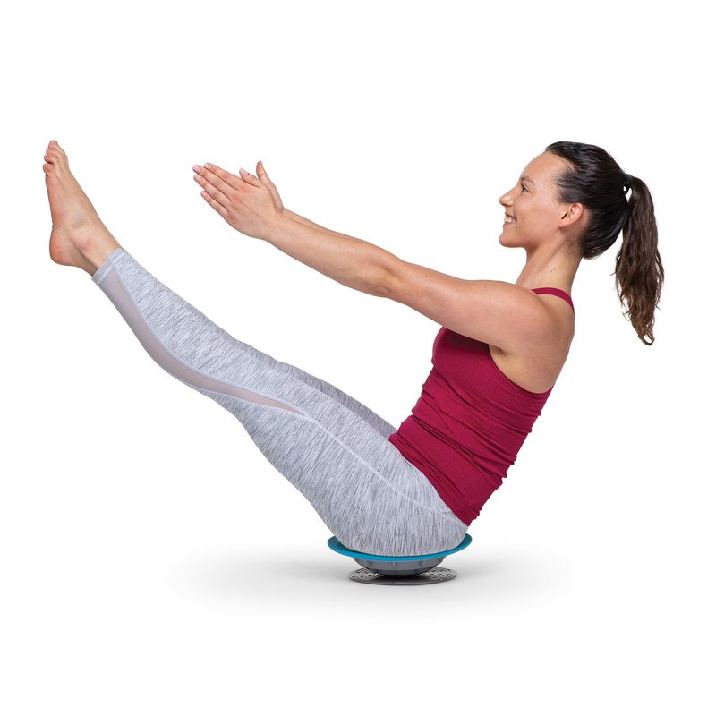 OPTP Pelvic Rocker Core Trainer – Balance Disc for Core Stability, Pelvic Floor Training, and Lower Ab Exercise – Hip Mobility Trainer and Pilates Exercise Equipment for SI Joint Support