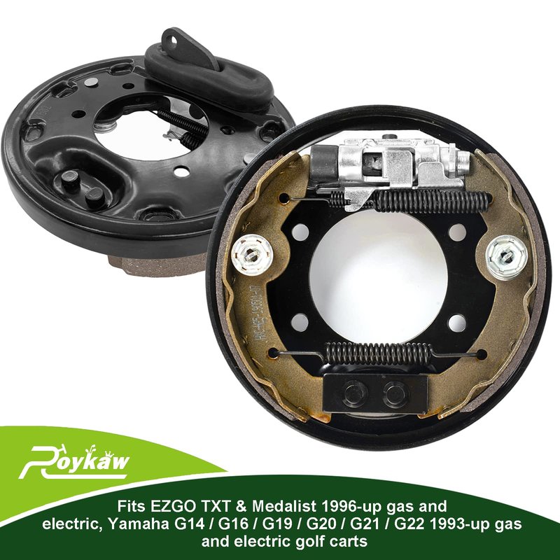 Roykaw Golf Cart Brake Cluster Assembly Compatible with EZGO TXT/RXV/Medalist 1996-up & Yamaha G14-G22 Models Replaces # 70998-G01/70998-G02, JN6-F7290-03-00/JN6-F7280-03-00 - Driver & Passenger Side