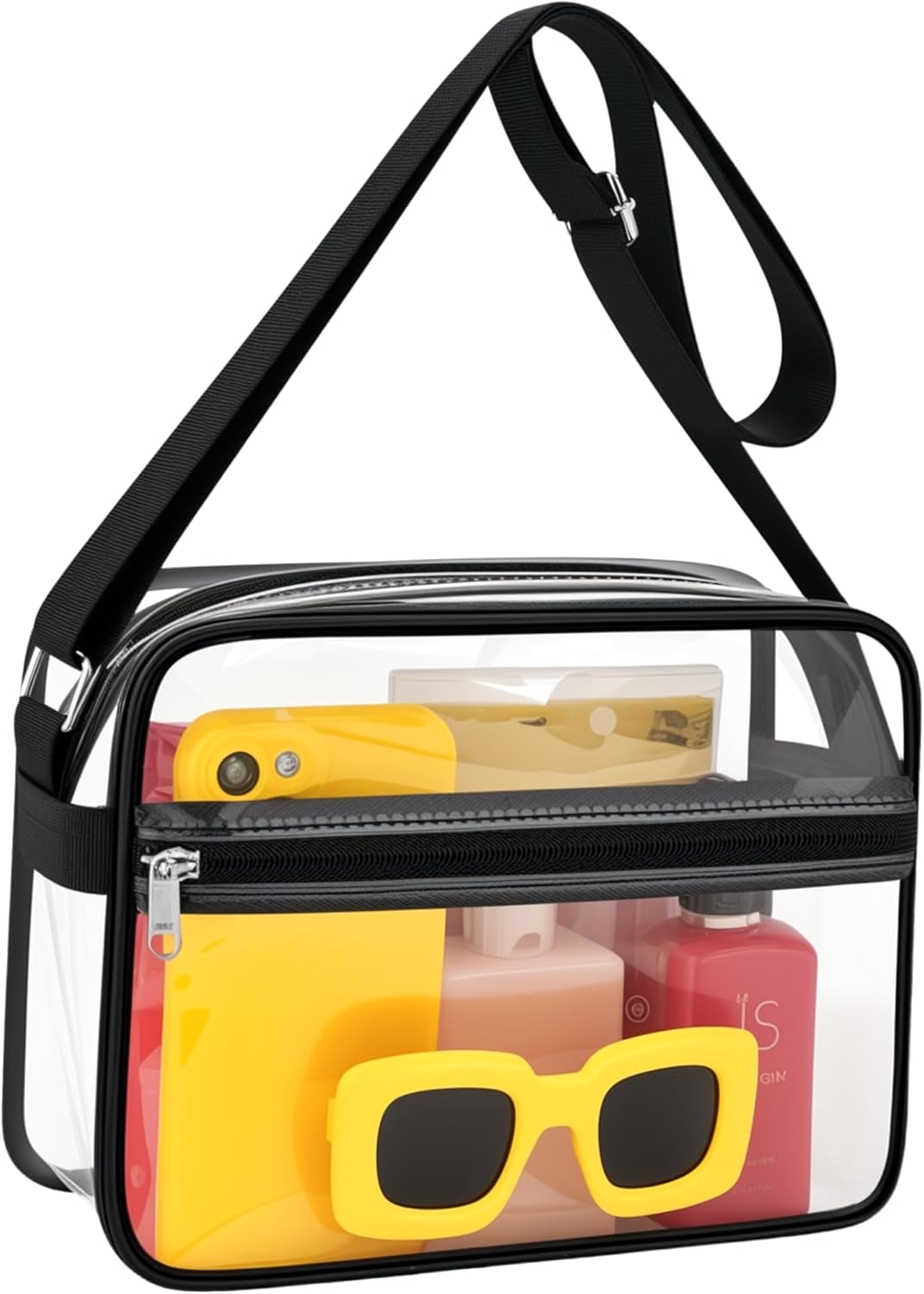 MAY TREE Clear Stadium Bag - Stylish Messenger for Concerts & Sports Events | Durable & Versatile
