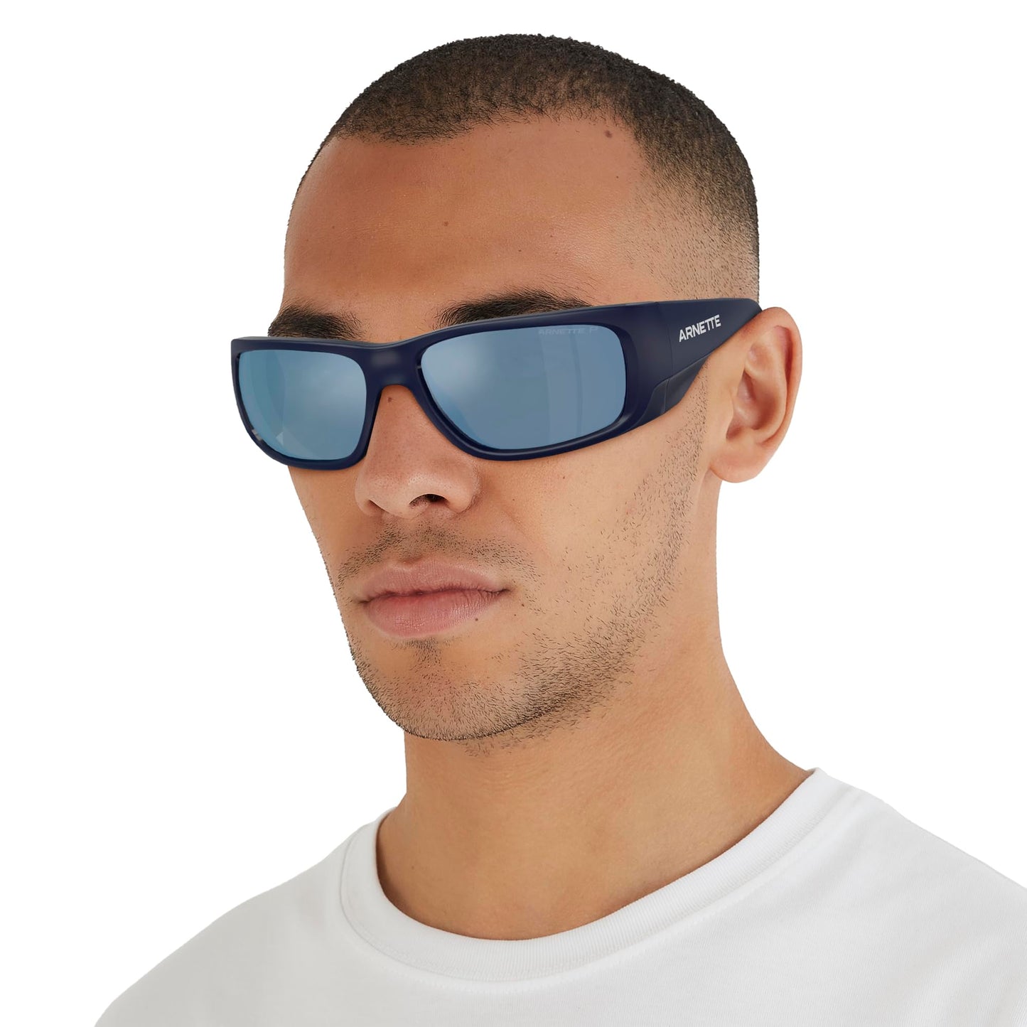 ARNETTE Sunglasses AN 4345 275922 Dark Blue Matte Top/Shiny/Grey Mirror Water Polar Policarbonate Polarized