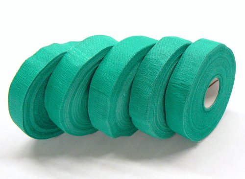 Safety Tape Finger Wrap Adhesive Tape 5 Rolls 3/4” Wide Green Self Adhering Tape Pack of 5