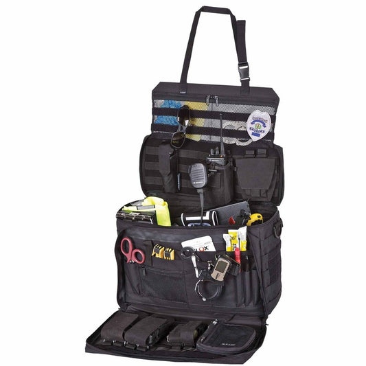 5.11 Tactical Wingman Patrol Bag – Police Gear Car Seat Organizer for Law Enforcement, Black, Style 56045ABR