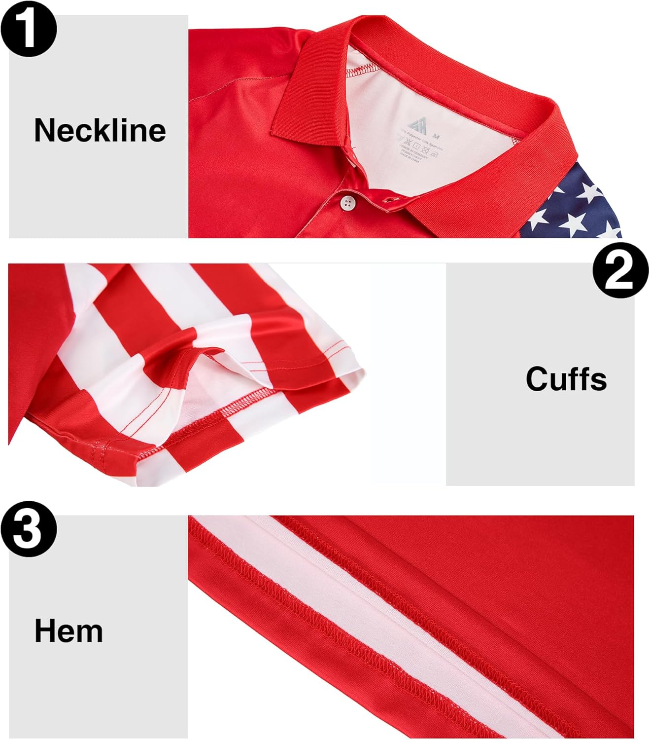ZITY Men's Golf Polo Shirt - Moisture-Wicking Short Sleeve Tactical Collared Design