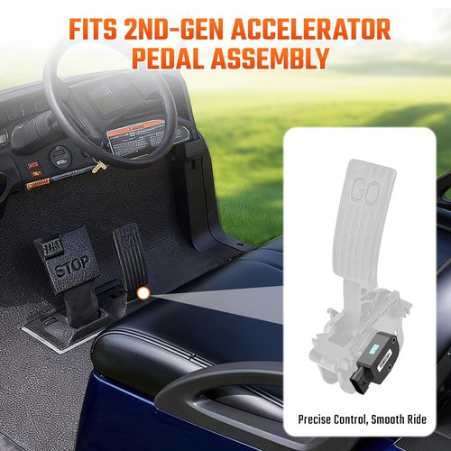 CLUBRALLY Golf Cart Throttle Sensor for 2010-Up Club Car Precedent, Tempo, Onward Gas Models with 2nd Gen Accelerator Pedal Assembly, OEM#N34-1173(G)