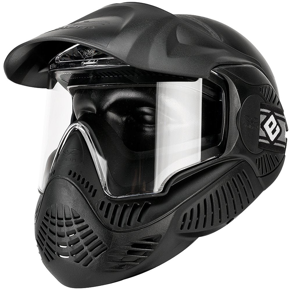 Evike Airsoft - Annex MI-5 Airsoft Paintball Full Face Face Pro by Valken - Black (ANSI Rated) - (PID: 48436)