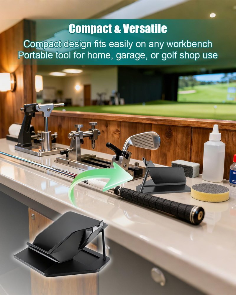 DYVBXS Golf Club Ruler Fitting Tool – Length Measuring Aid, Club Head Angle Adjustment & Swing Weight Balance Scale for Club Repair and Fitting