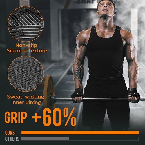 ATERCEL Gym Workout Gloves - Lightweight Weight Lifting Gloves with Excellent Grip for Men & Women