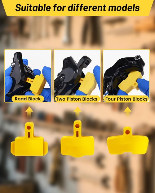 ezmtb Brake Bleed Kit for Shimano, TEKTRO, TRP Hydraulic Disc Brakes, Bicycle Hydraulic Brake Bleed Kit Including 120 ML Mineral Oil Brake Fluid, Funnel