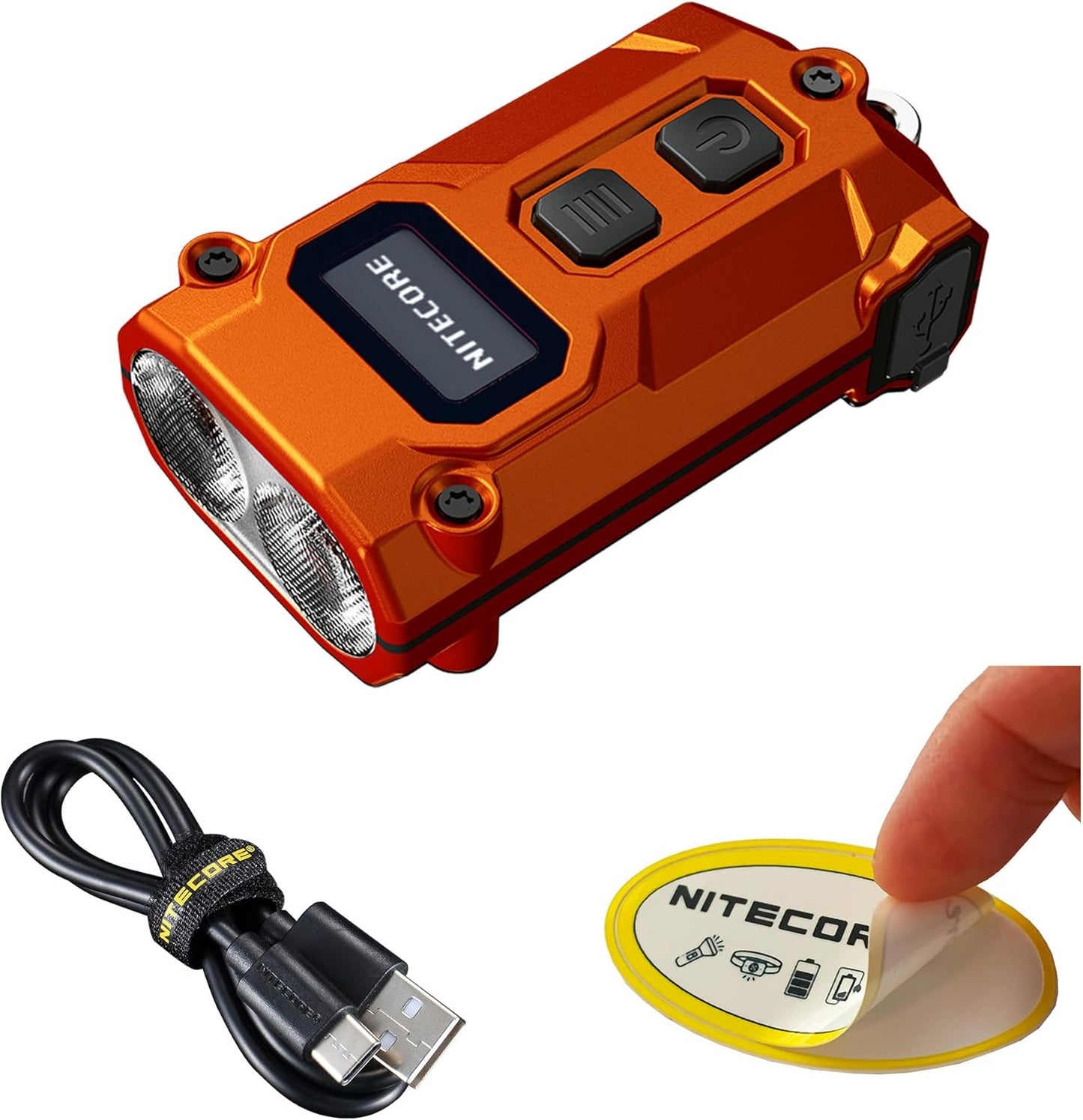 Nitecore TINI 3 EDC Keychain Flashlight - 600 Lumen USB-C Rechargeable with 3 Color Temperatures
