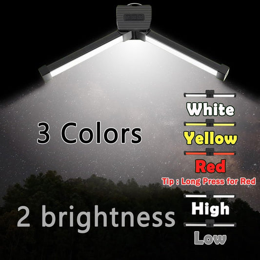Hyeguenjunivest Gym Lamp, Garage Work Light, USB Rechageable, Portable Flash Light, Magnetic Fixed, Gym Lighting for Posing, 180° Rotate Foldable with Hang Hook