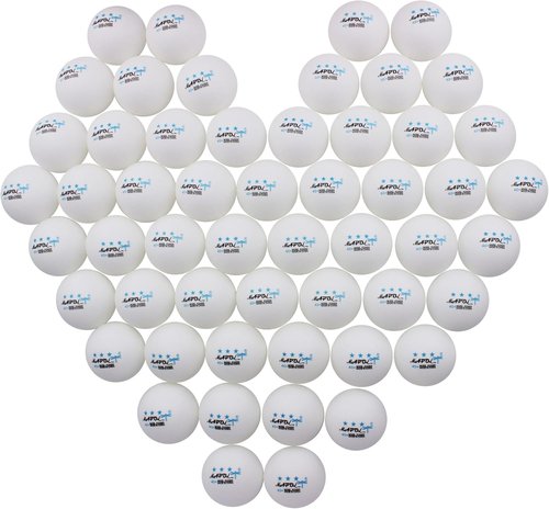MAPOL 40+ Premium 3-Star Ping Pong Balls - 60 Count Advanced Table Tennis Practice Balls