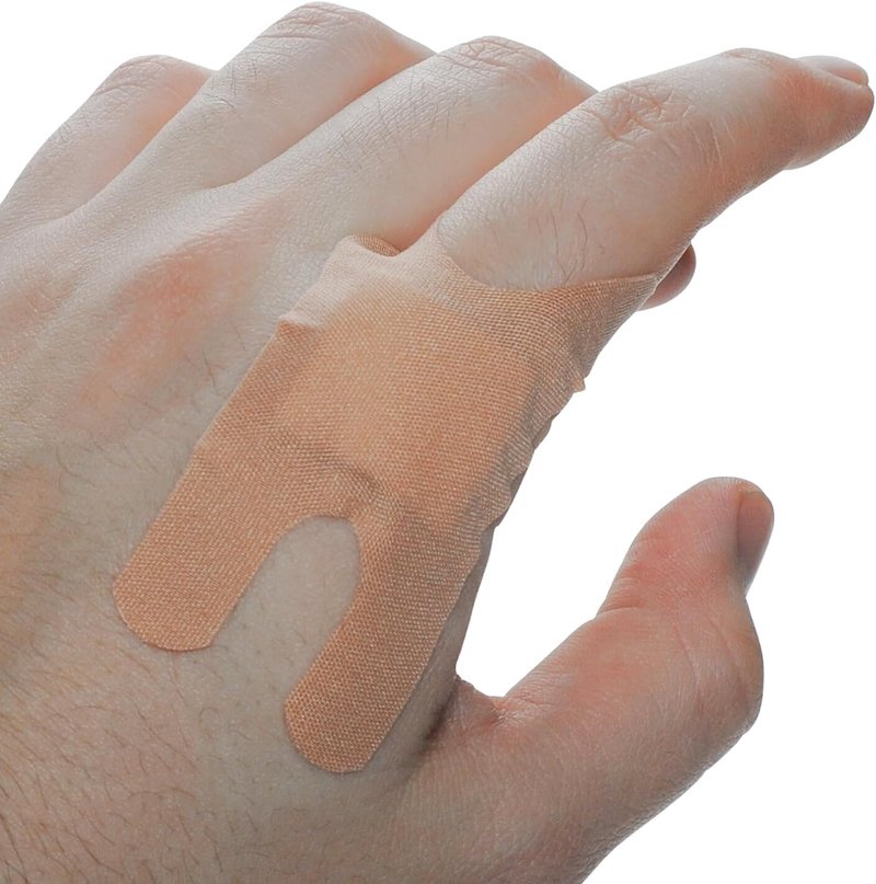 Vakly Fabric Knuckle Bandages 3 x 1.5 in (300 Pack) – Sterile Heavy Woven Flexible Adhesive Bandages with Non-Stick Pad for First Aid