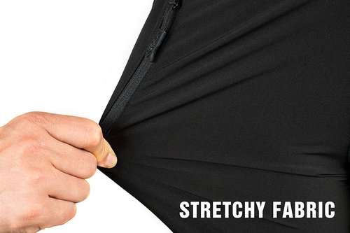 clothin Mens Workout Athletic Pants Elastic-Waist Drawstring Pants for Sport Exercise Travel,Quick-Dry,Stretchy,Navy/Navy,XL(37-41W x 30L)