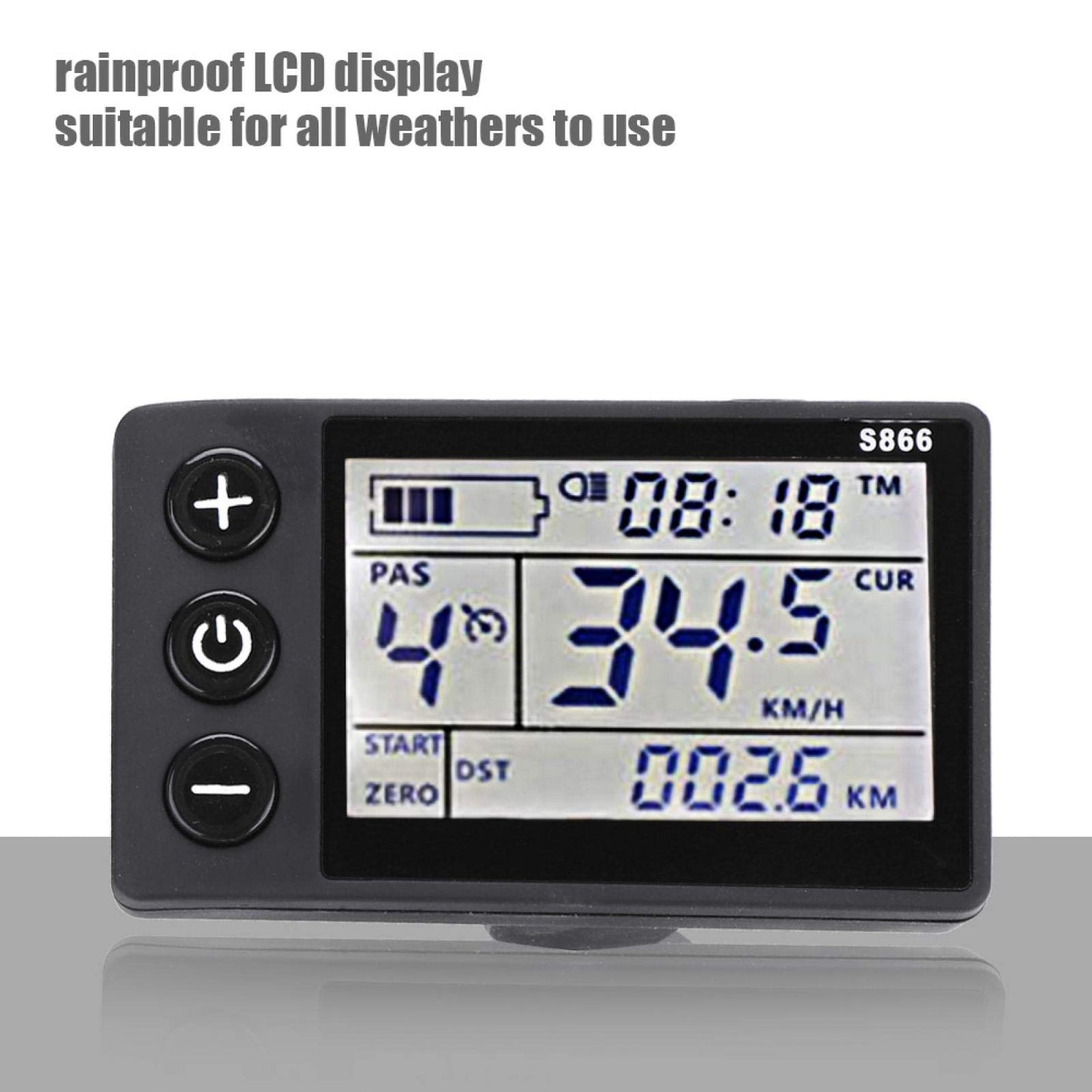 Electric Motor Controller, Electric Scooter Controller with LCD Display Panel Kit for Electric Scooter(36V/48V 350W)