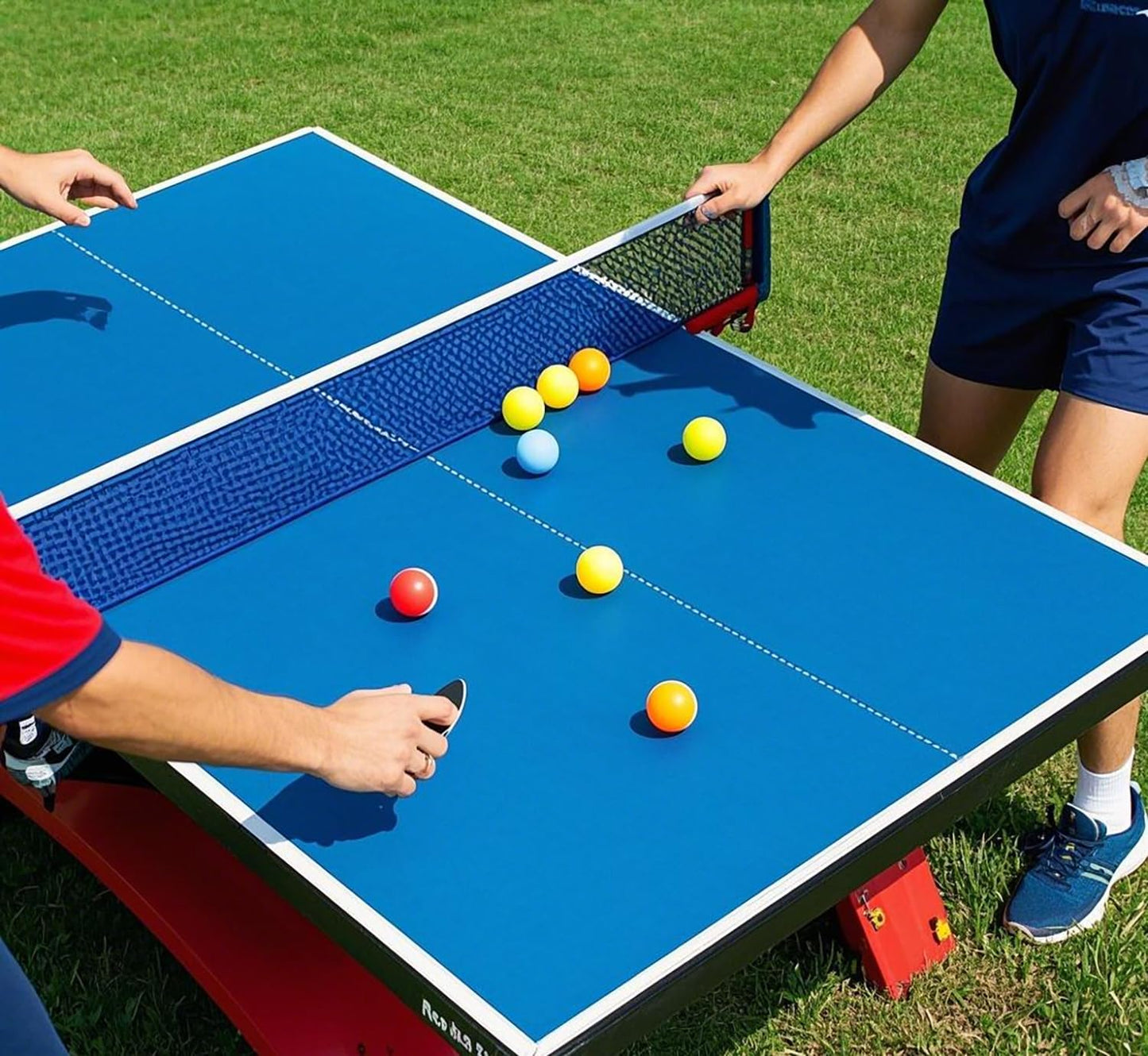 YYaaloa Table Tennis Balls - Colorful 40mm Ping Pong Balls for Games, Parties & DIY Crafts