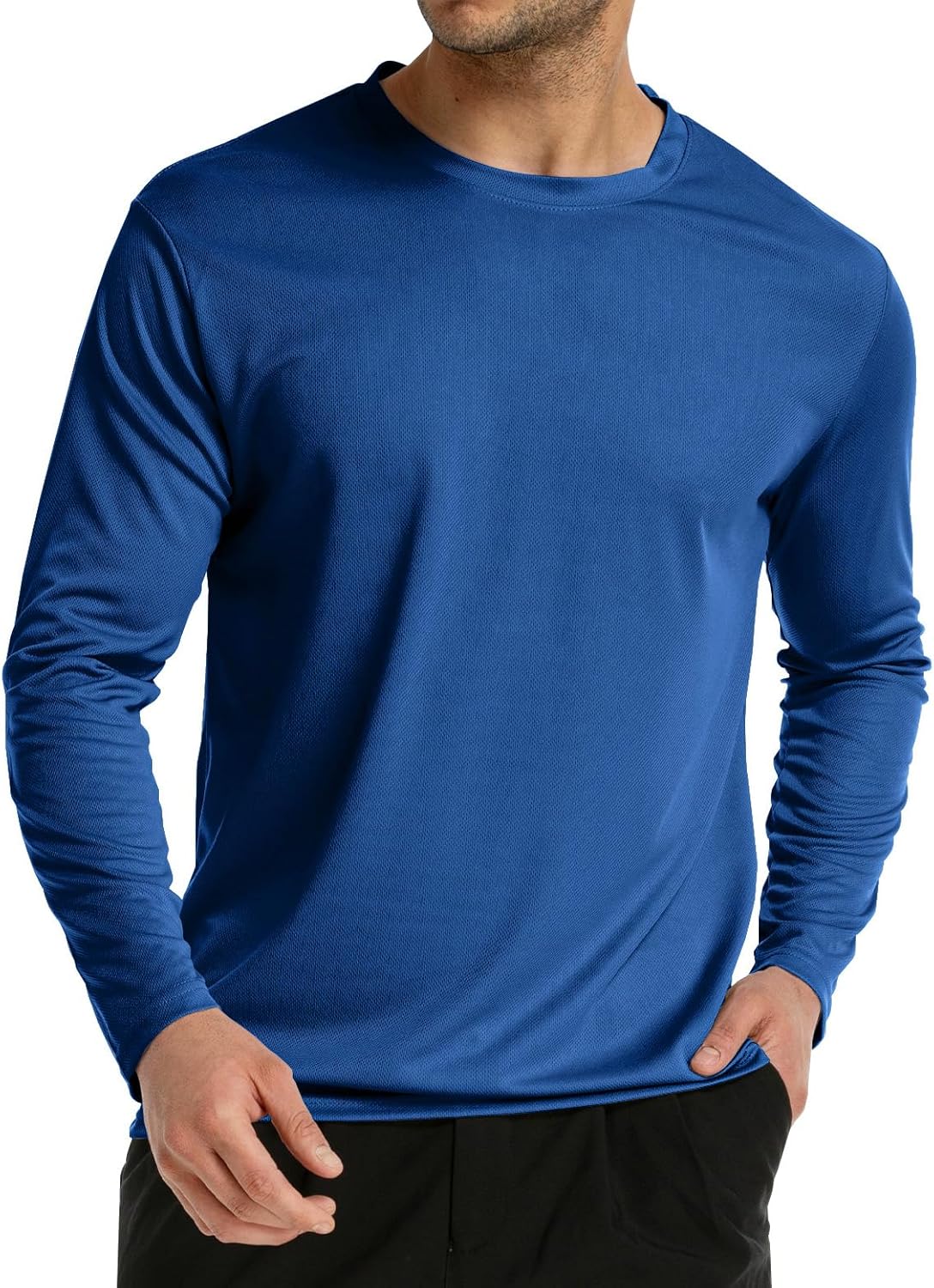Skiennix Long Sleeve Rash Guard for Men - UPF 50+ Sun Protection & Moisture-Wicking Workout Shirt