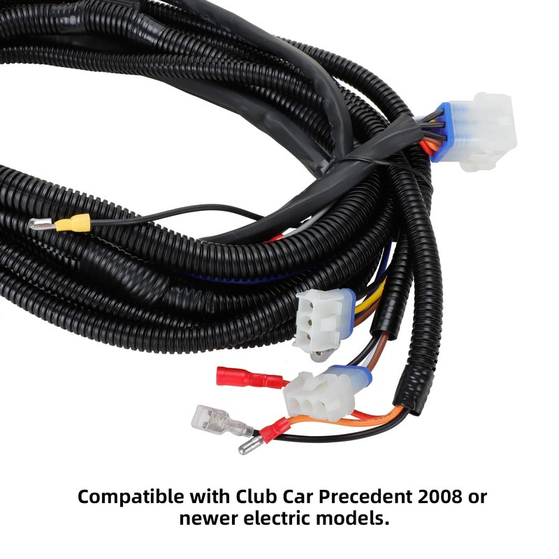 Roykaw Golf Cart 12V Bucket Harness Compatible with Club Car Precedent 2008.5-up Electric Models, Easy Plug & Play and Waterproof