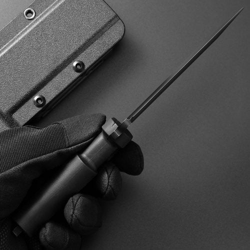 GTK34 Fixed Blade Knife AUS-8 Steel Blade Full Tang Nylon Fiberglass Handle Compact EDC Tool Fixed Knifes for Outdoor Camping Adventure Survival