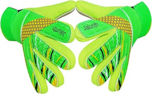 Jalunth Goalkeeper Soccer Gloves - Youth Anti-Slip Latex Palm for Boys & Girls | Comfortable Fit