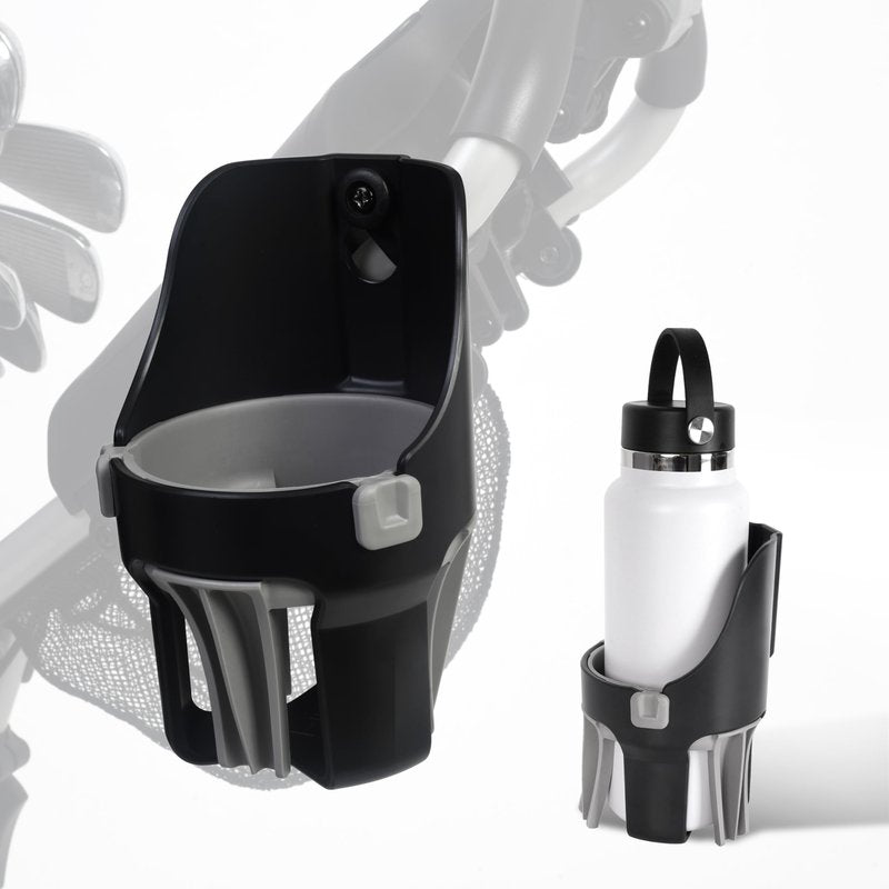 Tributary Brands Golf Push Cart Cup Holder Compatible with Clicgear, Sun Mountain, Bagboy and More. Golf Push Cart Accessories- Large Size