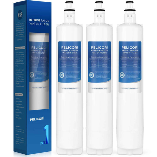 Pelicori 847200 Water Filter Replacement, Compatible with Fisher & Paykel 847200 – FWC3, Model Number RF170, RF201ADUSX5N, RF201AHUSX1, E402 (3 Pack)
