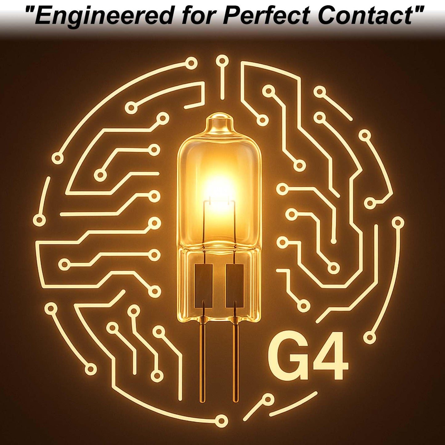 SANJOON 64405 12V Halogen Bulb 5W 55 Lumens T4 Halogen Transparent Bulb, Replace G4 Dual Pin Base, Compatible with Indoor Embedded Lighting, Track Lighting