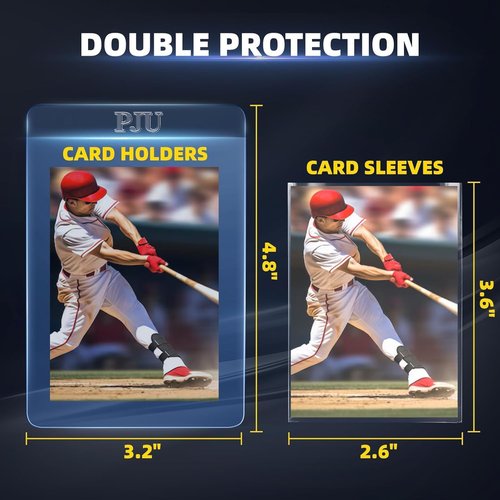 1000ct Semi Rigid Card Holders by [Brand Name] - Durable Protectors for PSA, SGC, BGS & CSG Graded Cards