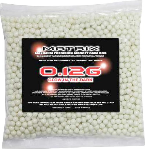 Matrix Airsoft - Match Grade 6mm Glow In The Dark BBs | High Precision & Enhanced Visibility