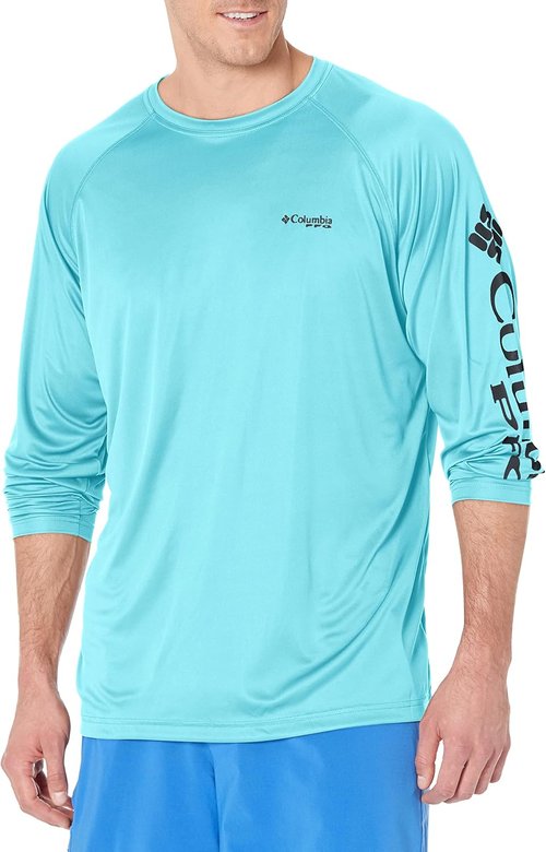 Columbia Men's PFG Terminal Tackle Long Sleeve Shirt - Lightweight, Quick-Dry Fabric | Ideal for Fishing