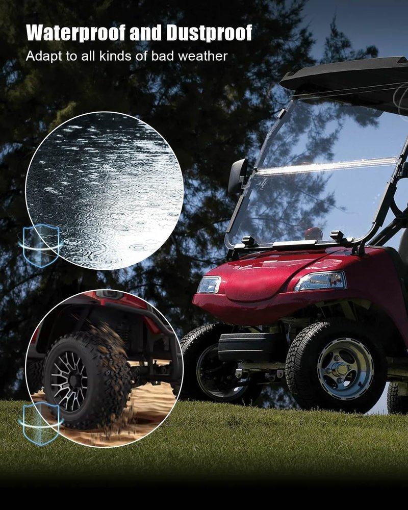 TIKSCIENCE 72037-G01 Rear Axle Spring Mount Cap Fit for EZGO TXT Golf Cart 1994-2008 Replace 72037G01, 2 Pcs