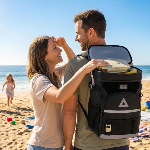 Bacgnyer Backpack Cooler - Insulated 30L Waterproof Bag for Camping, Beach & Hiking | Portable Design