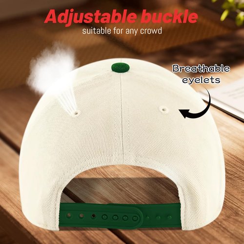 3D Embroidered Upside Down City Baseball Hat ，Adjustable Football Hat for Men Women Game Day Apparel Gifts