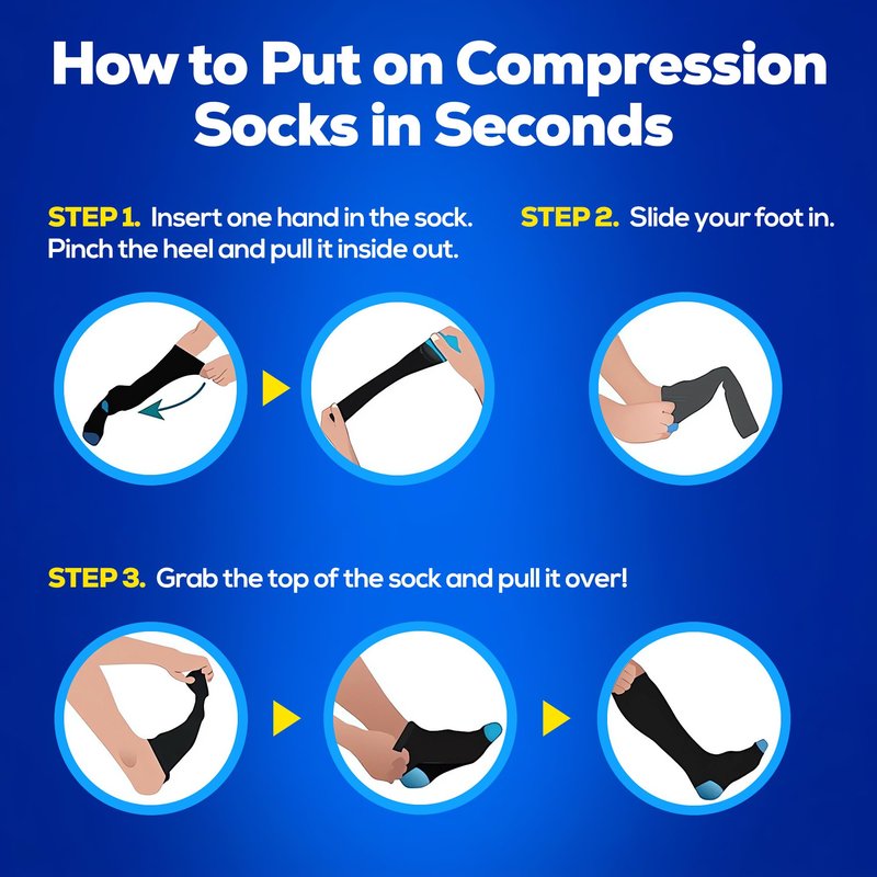 SB SOX Compression Socks for Men & Women (20-30mmHg) – Best Compression Socks for Flying, Medical, Sports, Wide Calf Fit, and Daily Wear (Solid Black, XX-Large)